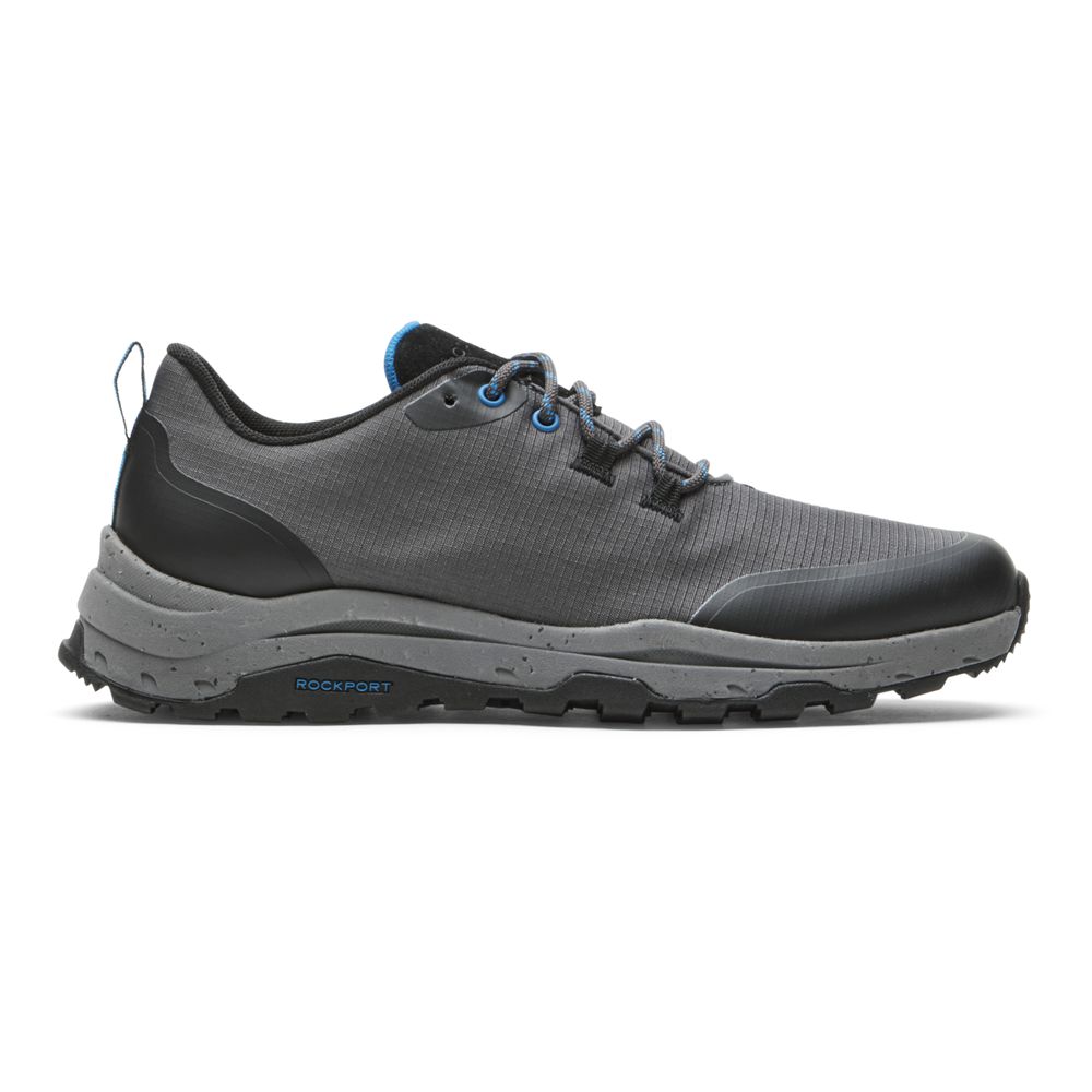 Rockport Men's Xcs Pathway Waterproof Sport Walking Shoes - Grey - USA (0761QRKPO)